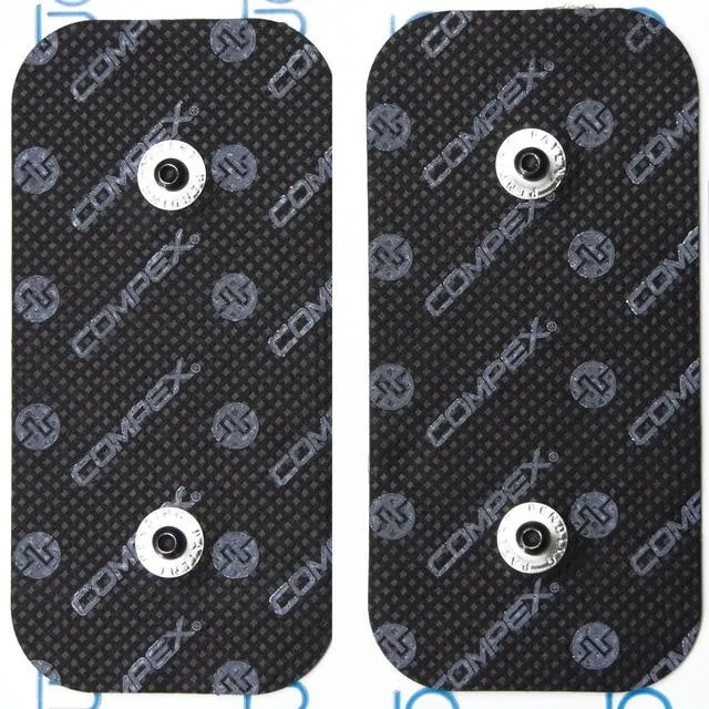 Pack 2 Electrodos EasySnap Performance 5x10 cm 2 snap Compex