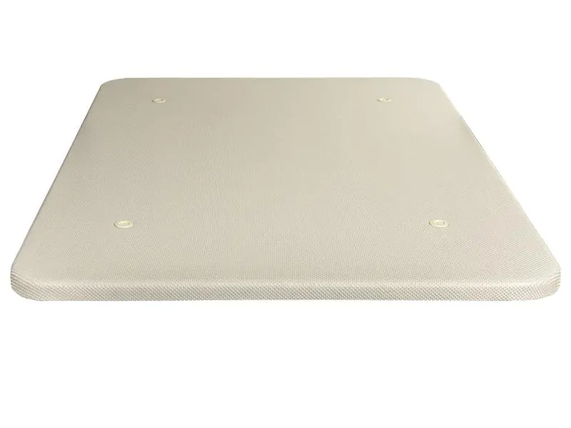 Base Tapizada Beige sin Patas 4D Hogarium