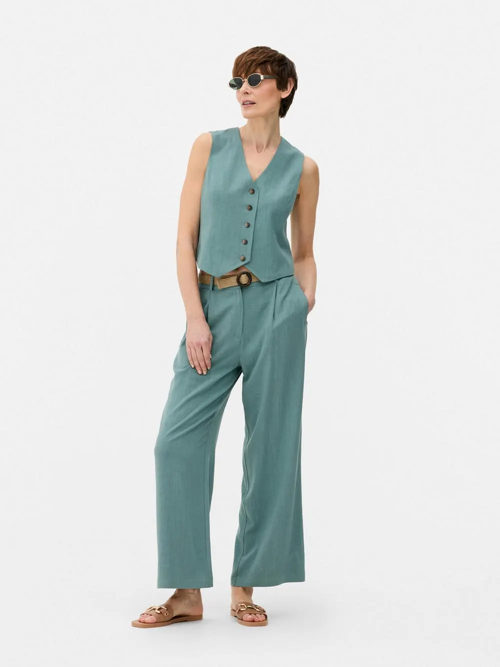 Gilet con bottoni