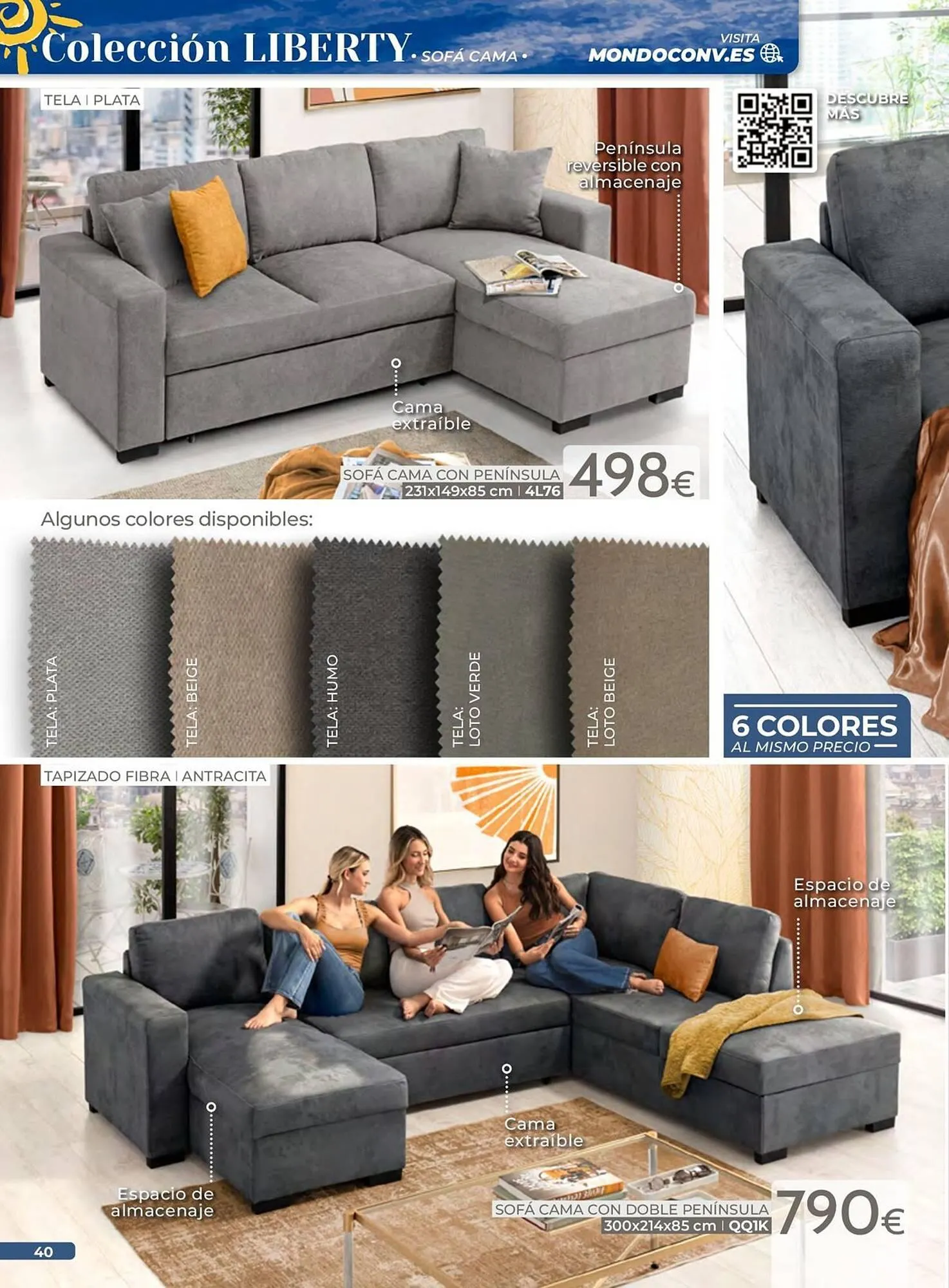 Catálogo de Folleto Mondo Convenienza 3 de junio al 15 de junio 2025 - Página 40