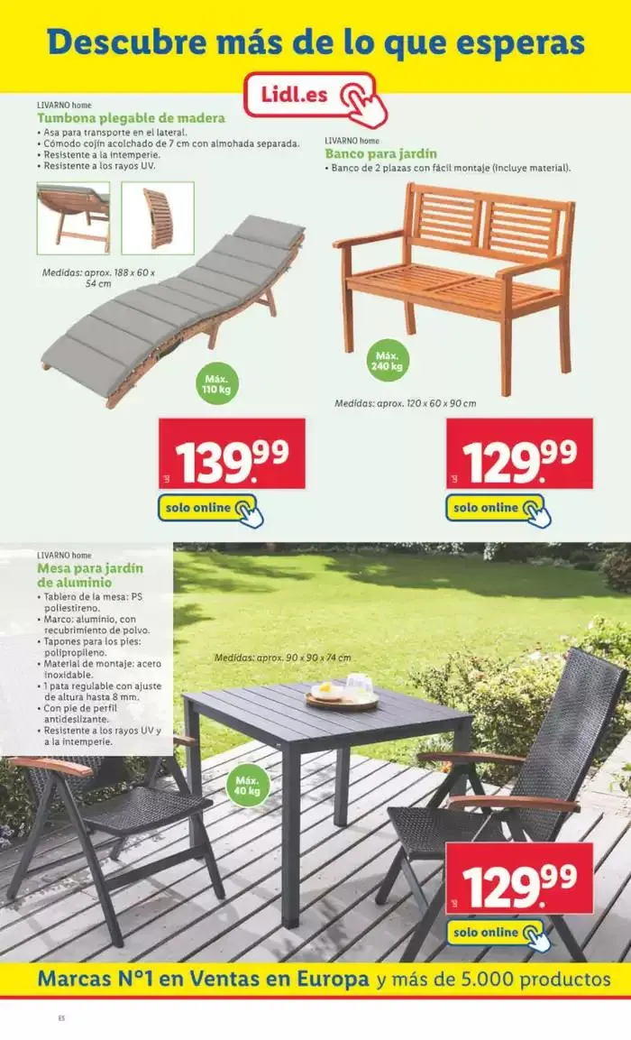 Catálogo de ¡Bazar Lidl! Ofertas válidas del 21/04 al 27/04 21 de abril al 27 de abril 2025 - Página 8