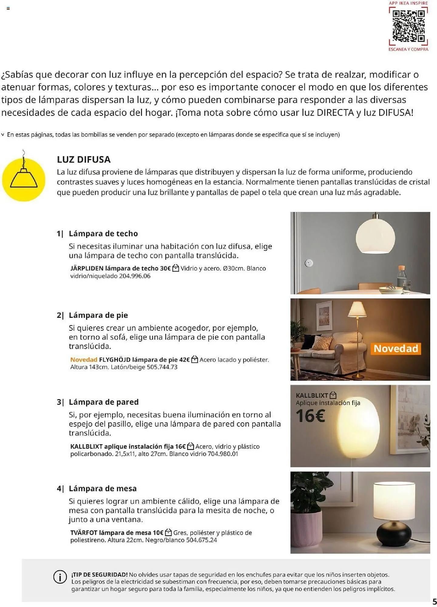 Catálogo de Folleto IKEA Iluminación 4 de septiembre al 31 de enero 2025 - Página 5