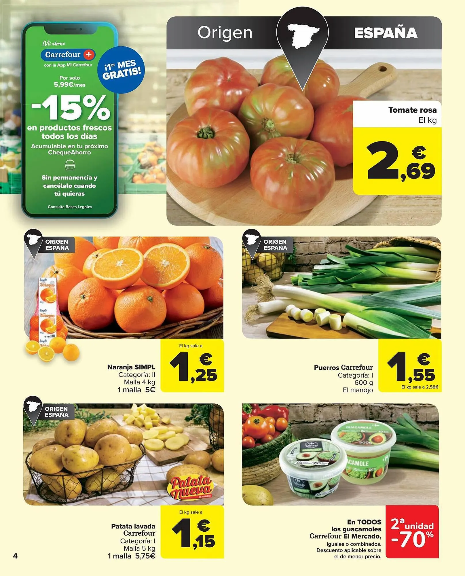 Catálogo de Folleto Carrefour Market 11 de julio al 26 de julio 2023 - Página 4