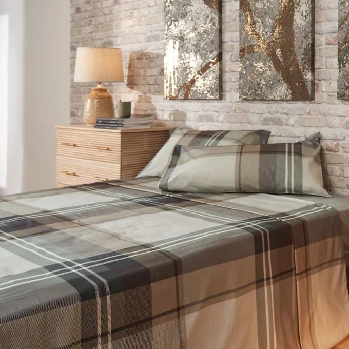 Juego de sábanas Algodón 3 piezas - Marvin