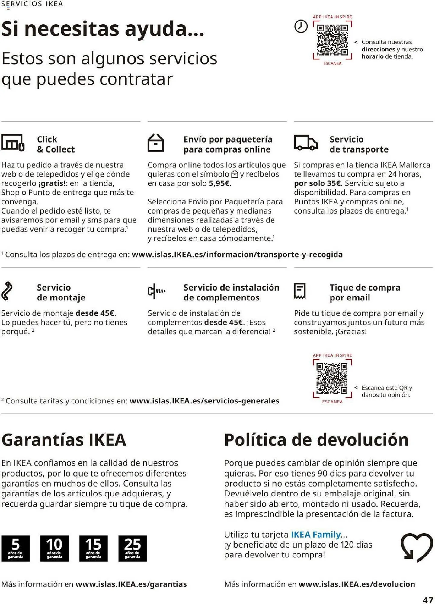Catálogo de Folleto IKEA 19 de septiembre al 31 de enero 2025 - Página 47