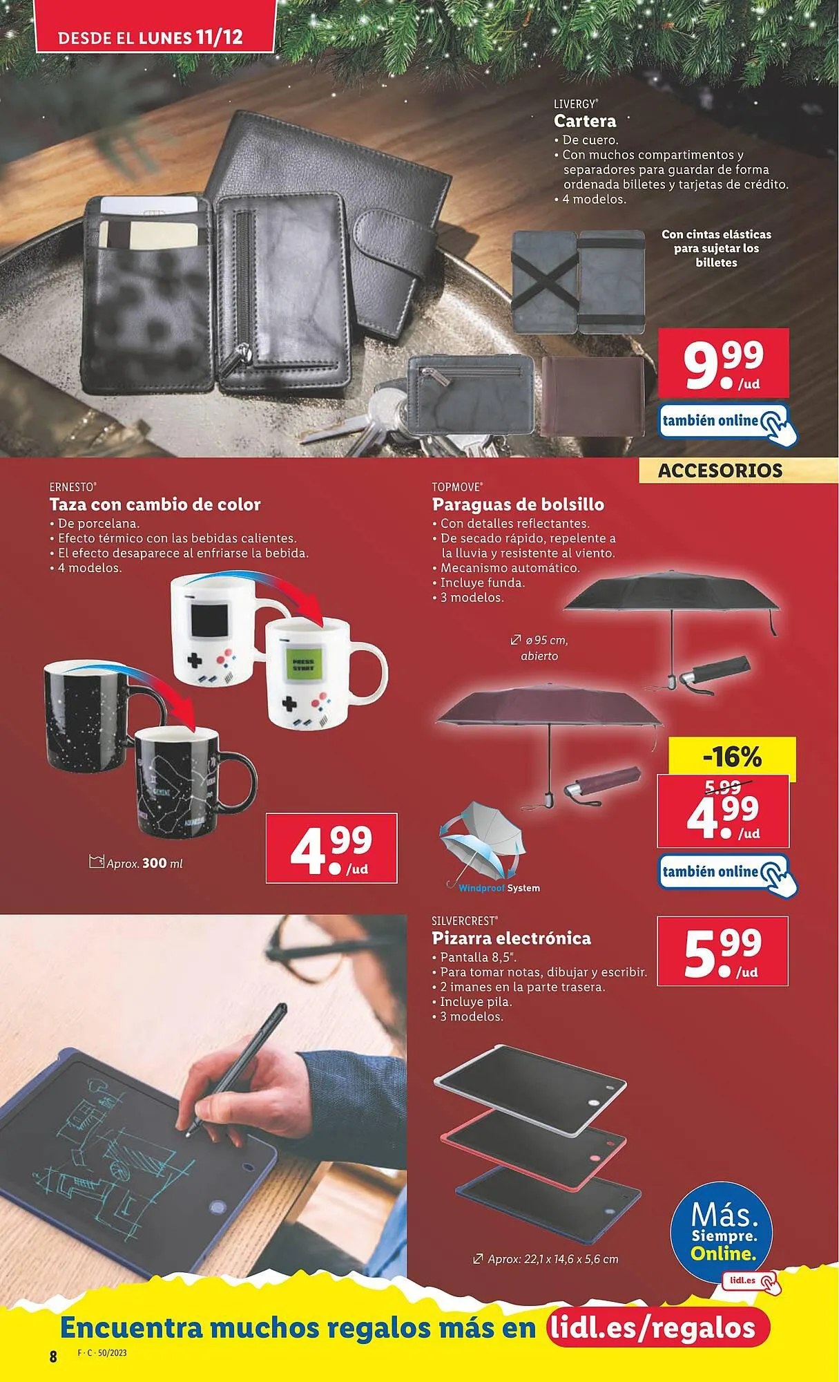 Catálogo de Folleto Lidl 11 de diciembre al 17 de diciembre 2023 - Página 8