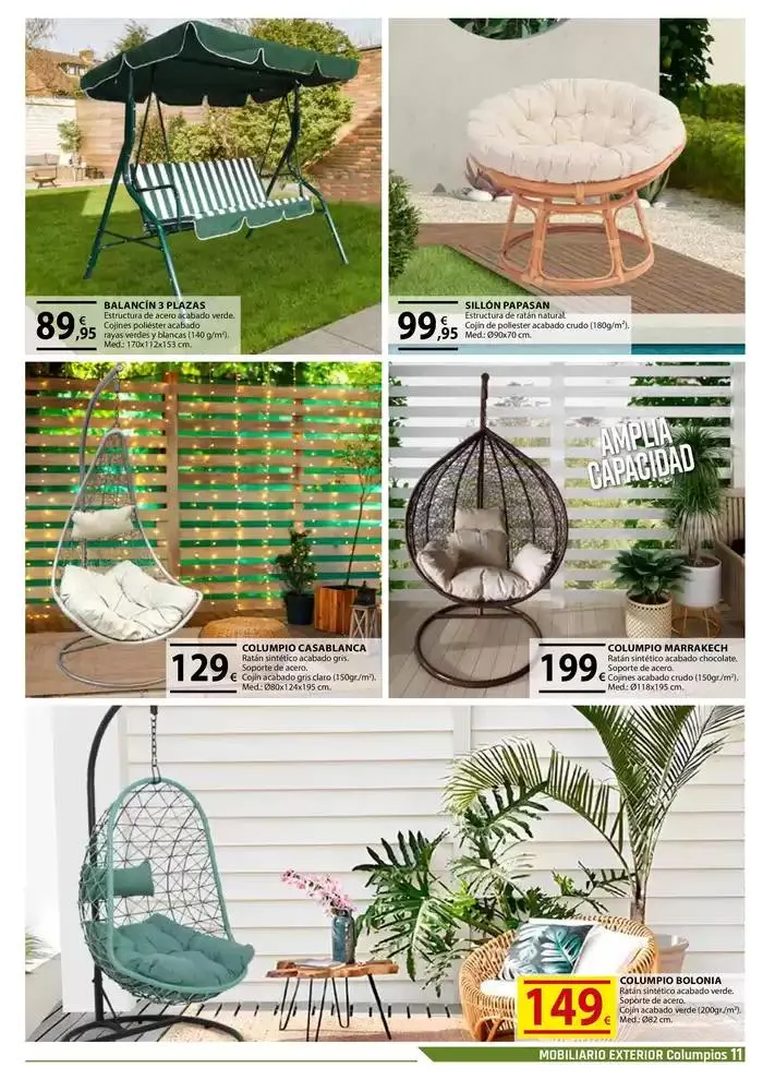 Catálogo de JARDINES Y TERRAZAS 2025 8 de mayo al 15 de julio 2025 - Página 11