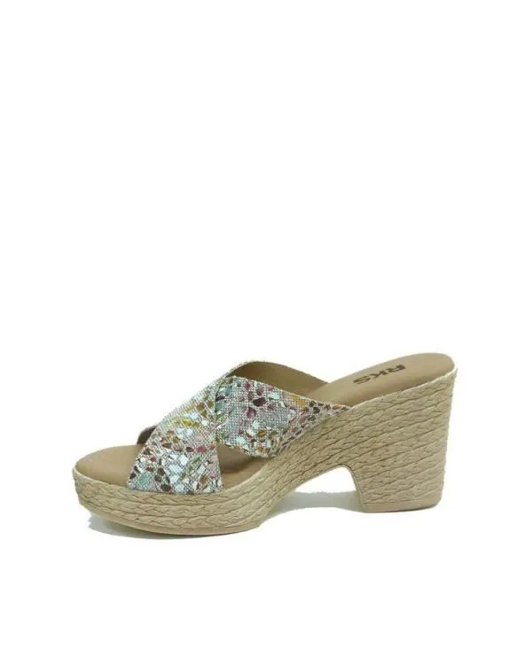 Sandalias Abiertas Alpargatas Mujer Multicolor 364096