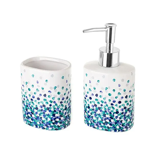 SET BAÑO DEW CERAMICA 8X6X16CM