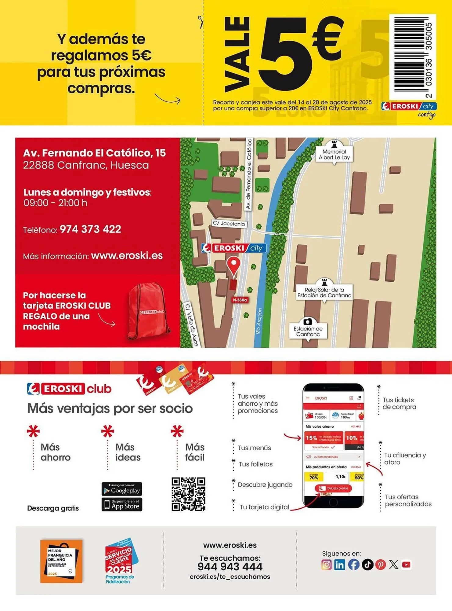 Catálogo de Folleto Eroski 31 de julio al 6 de agosto 2025 - Página 8