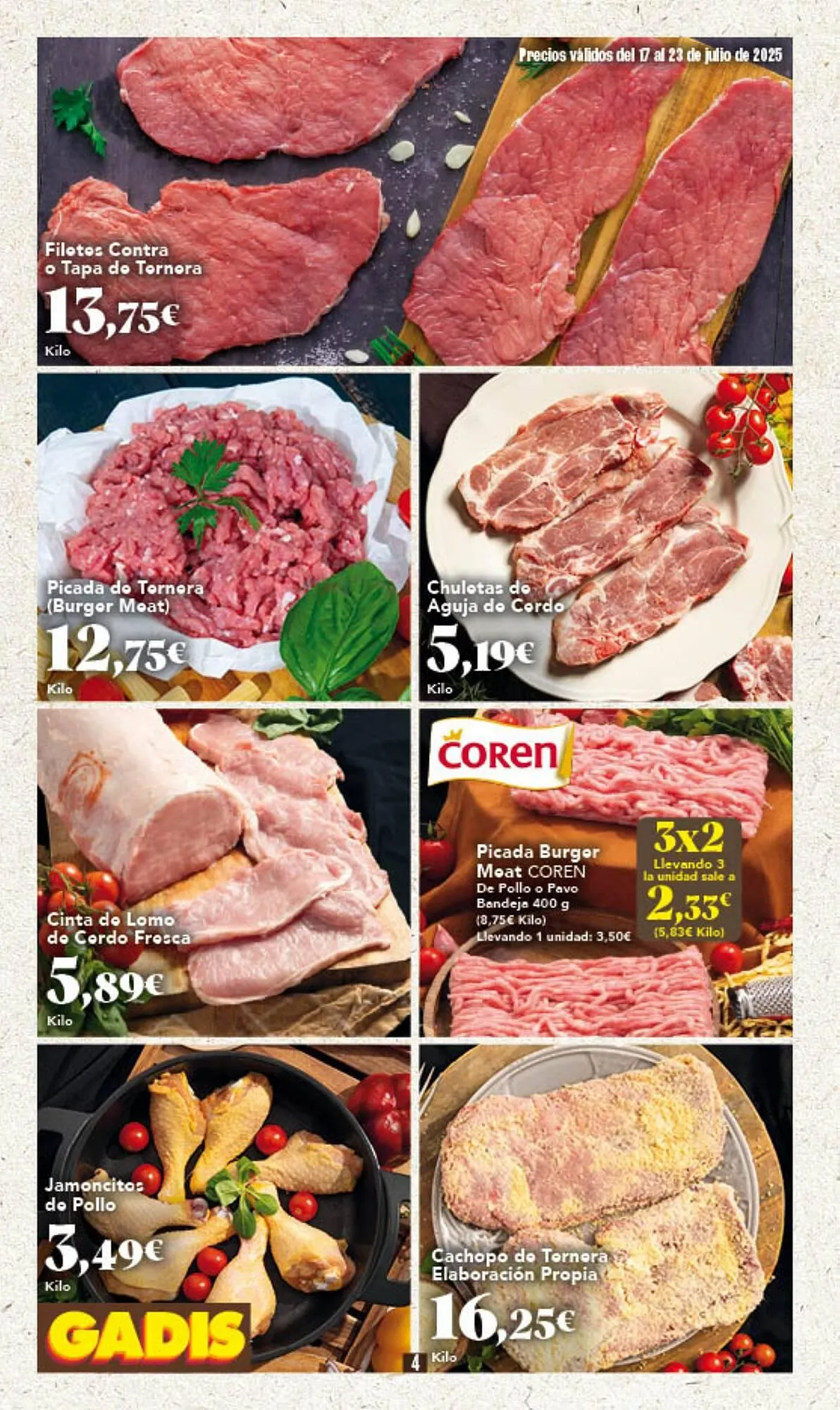 Catálogo de Folleto Gadis 17 de julio al 23 de julio 2025 - Página 4