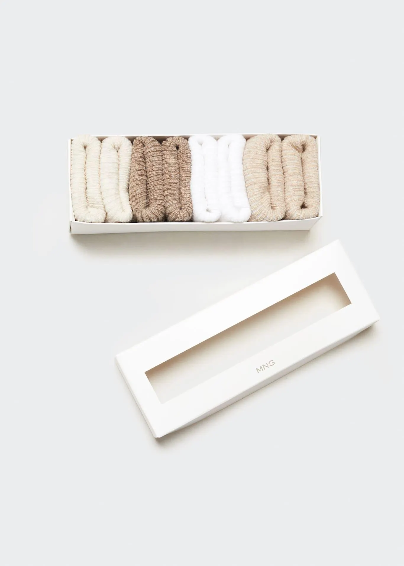 Pack 4 calcetines canalé