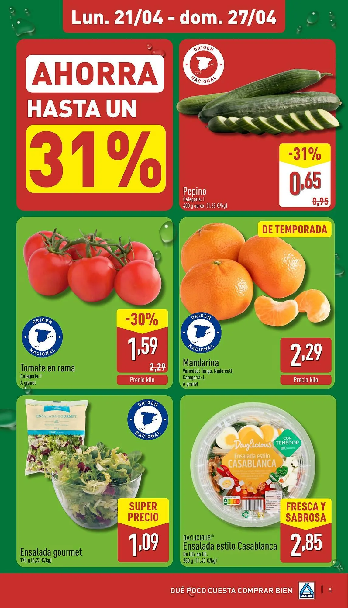 Catálogo de Folleto ALDI 21 de abril al 27 de abril 2025 - Página 5