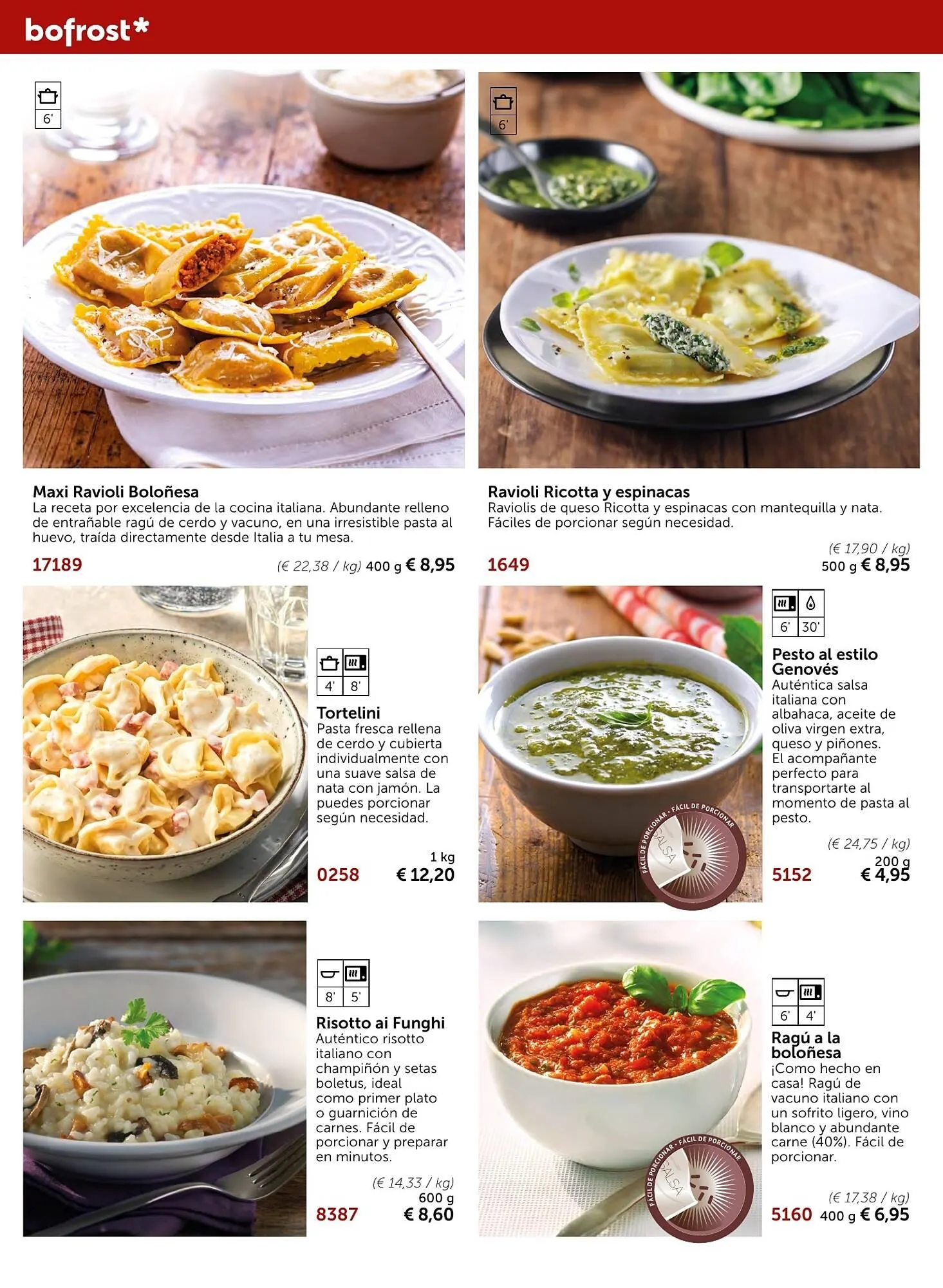 Catálogo de Folleto Bofrost 13 de septiembre al 31 de diciembre 2024 - Página 62