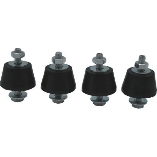 Amortiguador aire acondicionado 35kg negro micel 4 pz 18519