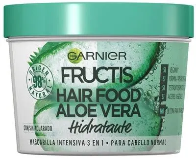 Mascarilla capilar hidratante Fructis 390ml hair food aloe vera