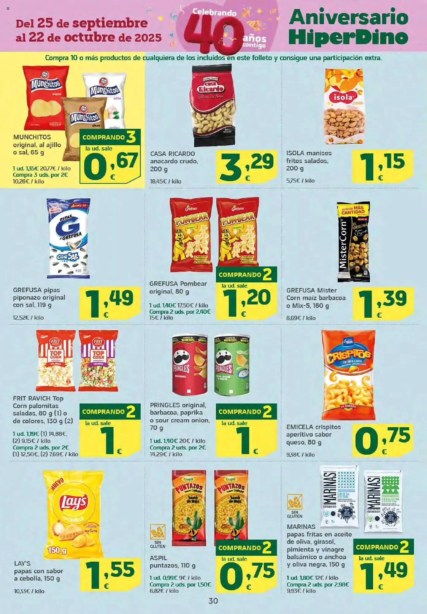 Catálogo de Folleto HiperDino 25 de septiembre al 8 de octubre 2025 - Página 30