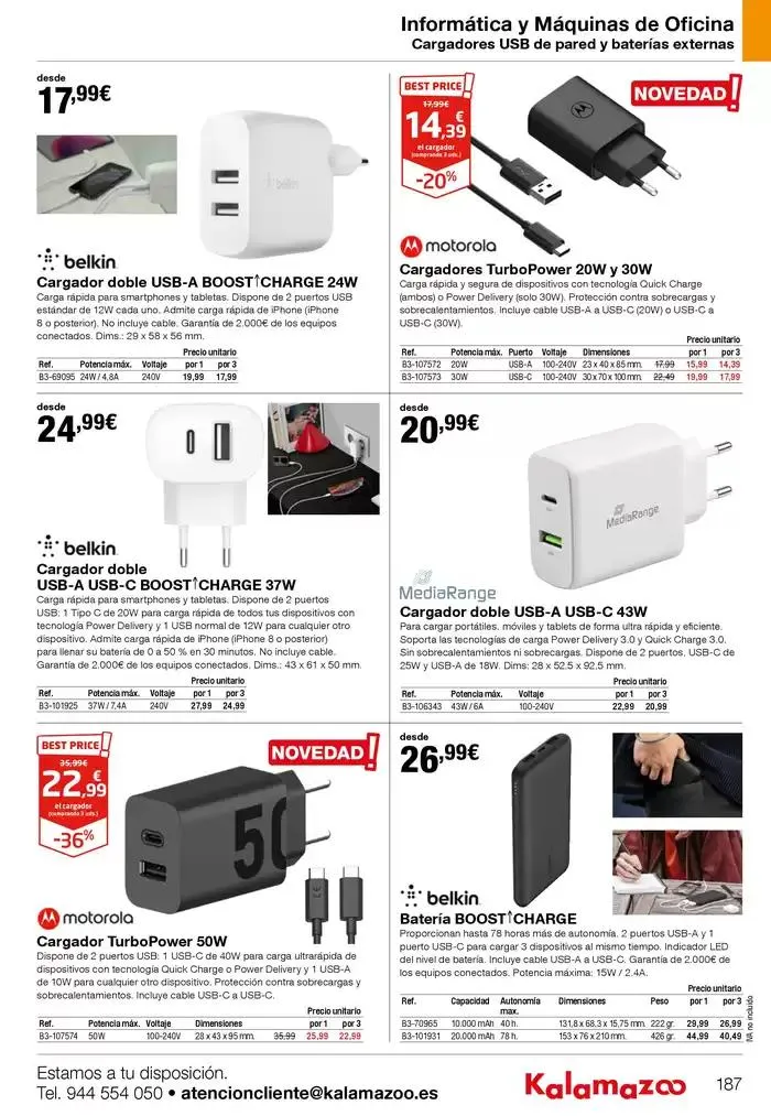 Catálogo de Staples Kalamazoo Catálogo General 9 de enero al 30 de septiembre 2025 - Página 187