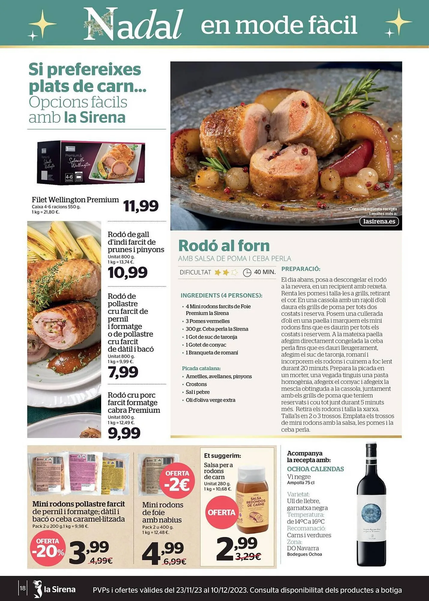Catálogo de Folleto La Sirena 23 de noviembre al 10 de diciembre 2023 - Página 18
