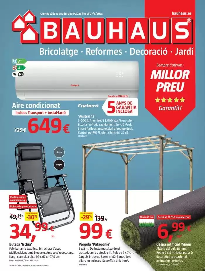 Catálogo de Bricolatge, reformes, decoració i jardí 3 de abril al 7 de mayo 2025 - Página 1