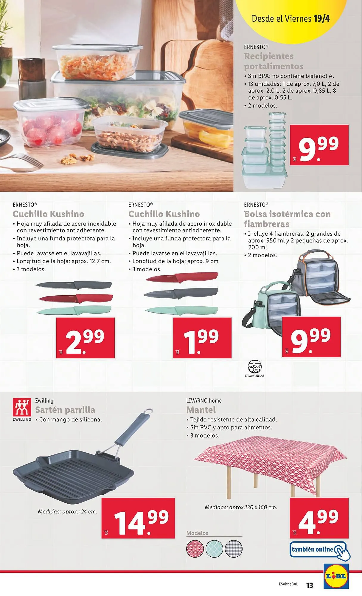 Catálogo de Folleto Lidl 15 de abril al 21 de abril 2024 - Página 39