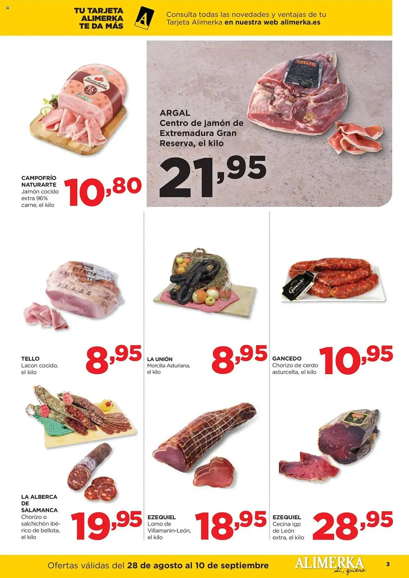 Catálogo de Folleto Alimerka 28 de agosto al 10 de septiembre 2025 - Página 3