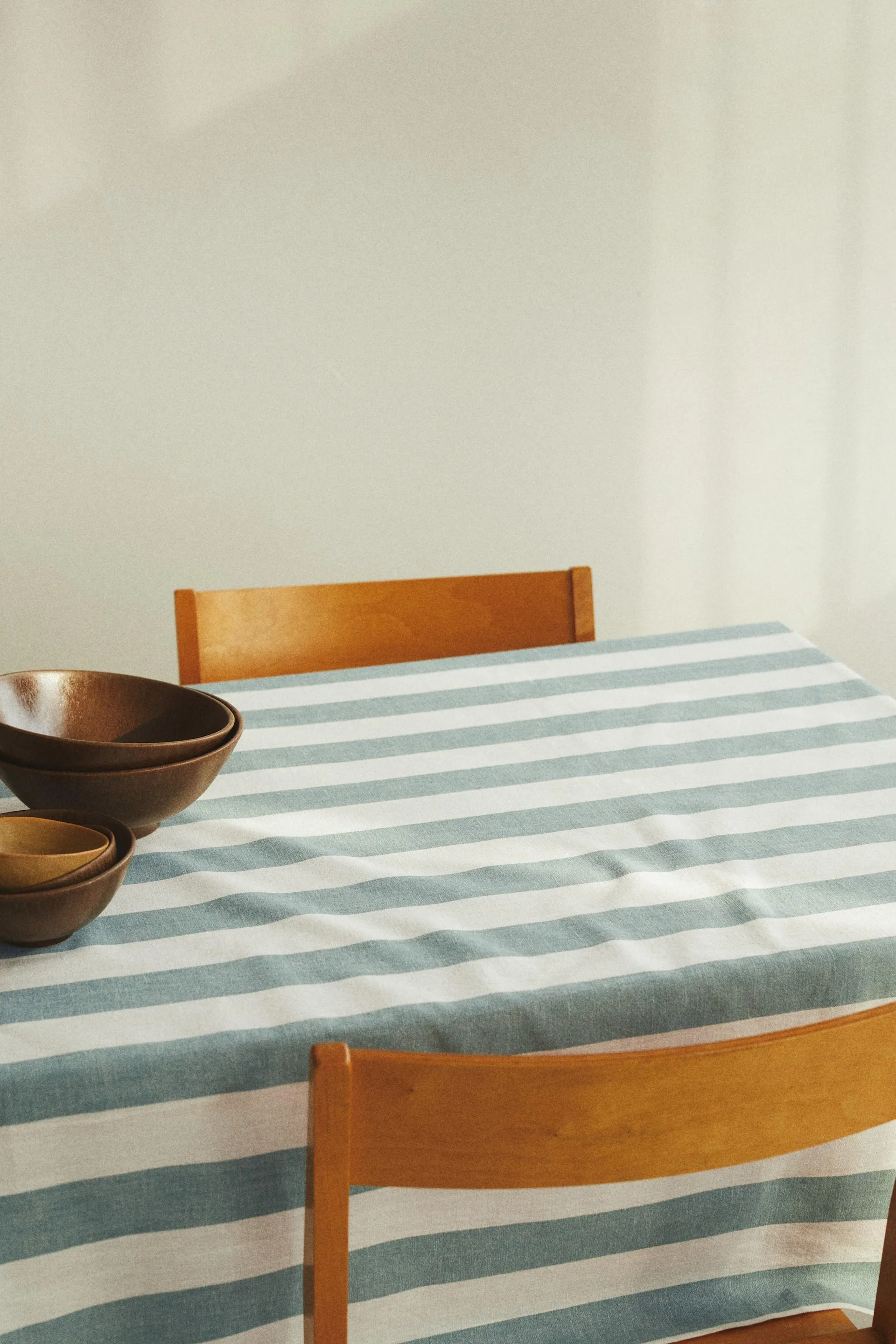 Mantel estampado de algodón