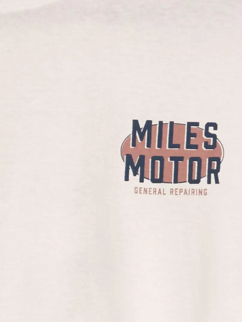 Camiseta estampada - BLANCO