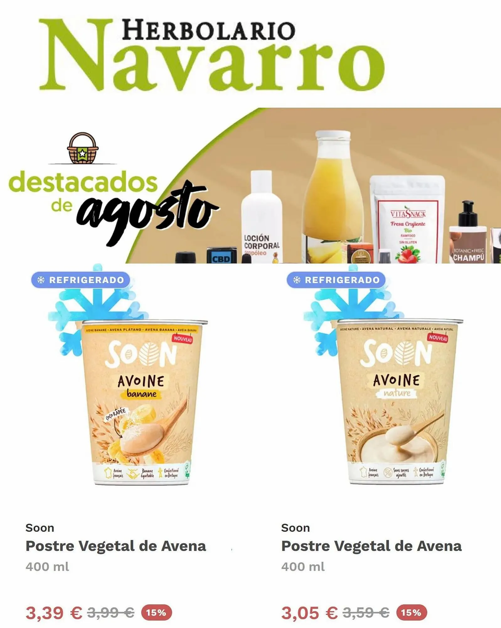 Catálogo de Folleto Herbolario Navarro 9 de agosto al 20 de agosto 2023 - Página 2