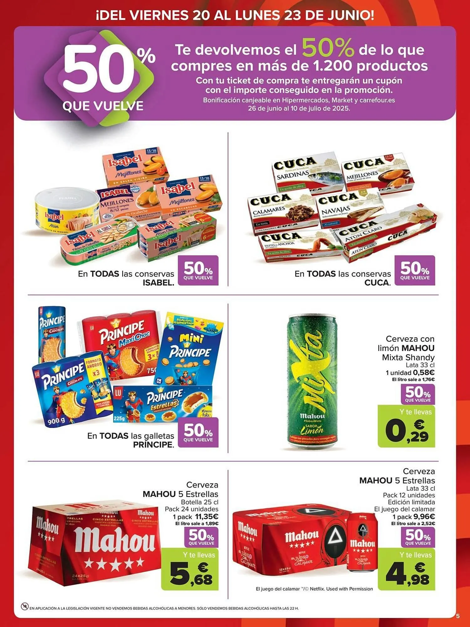 Catálogo de Folleto Carrefour 20 de junio al 23 de junio 2025 - Página 5