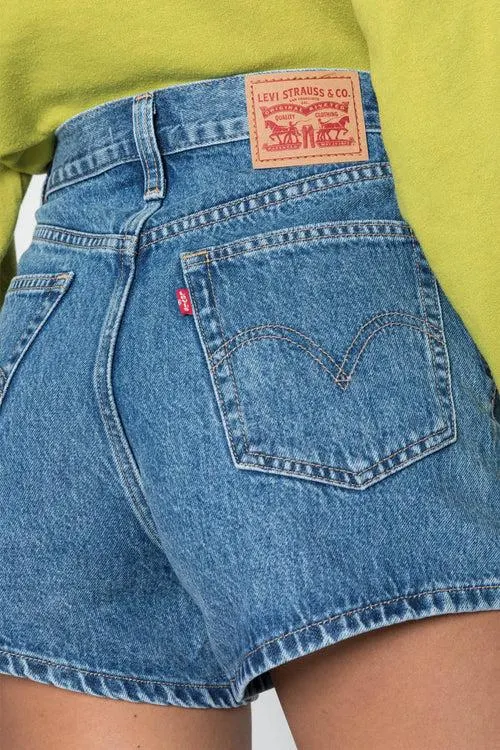 Levi's High Waisted Mom Shorts