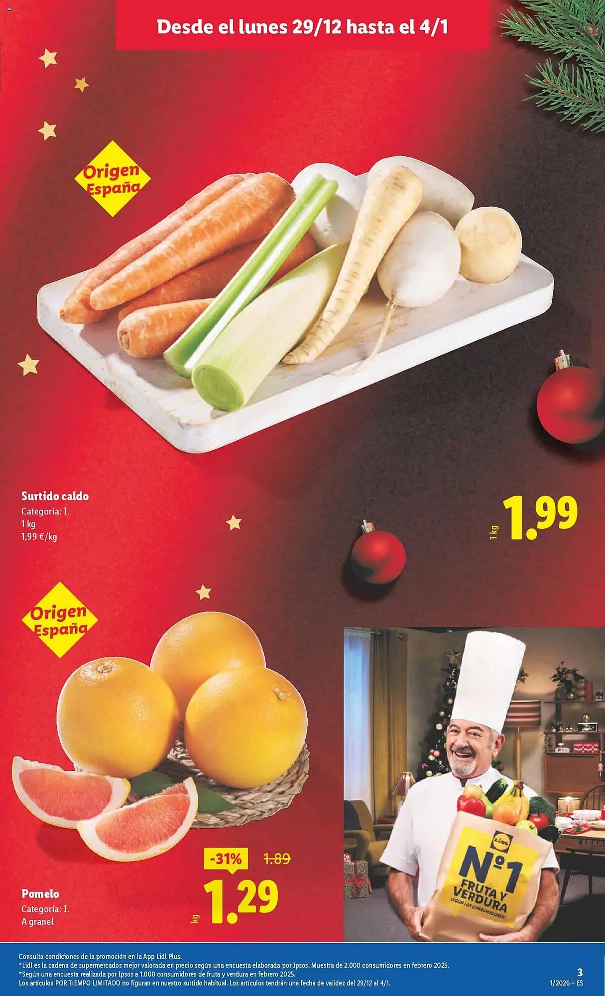 Catálogo de Catálogo Lidl 29 de diciembre al 4 de enero 2026 - Página 3