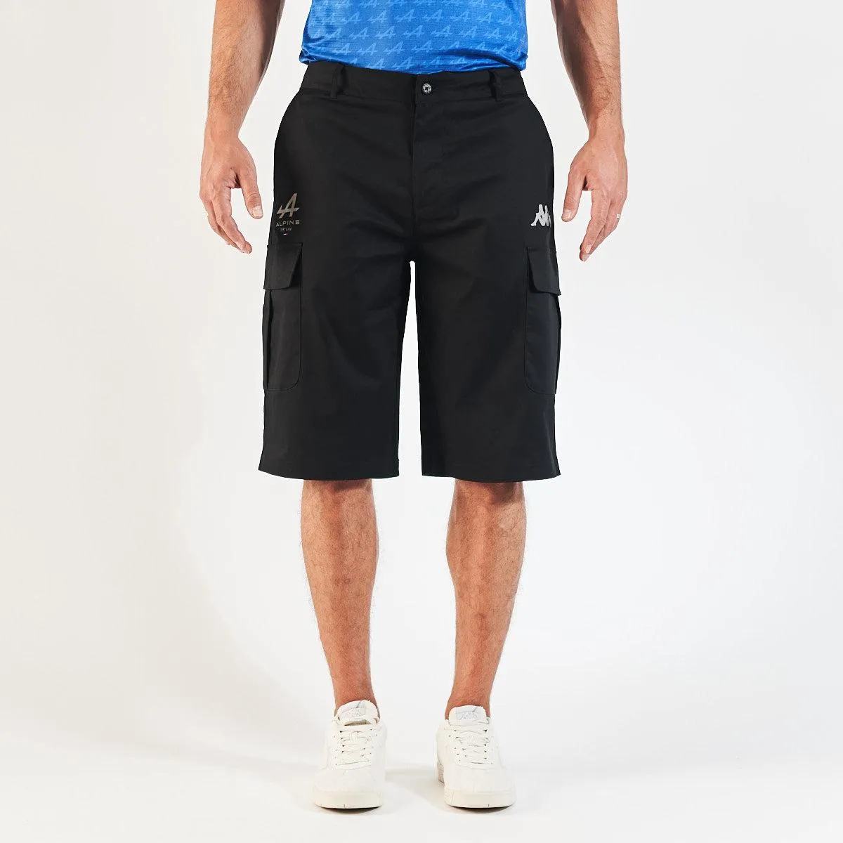 Pantalones cortos BWT Alpine F1 Team Ainif Negros Hombre