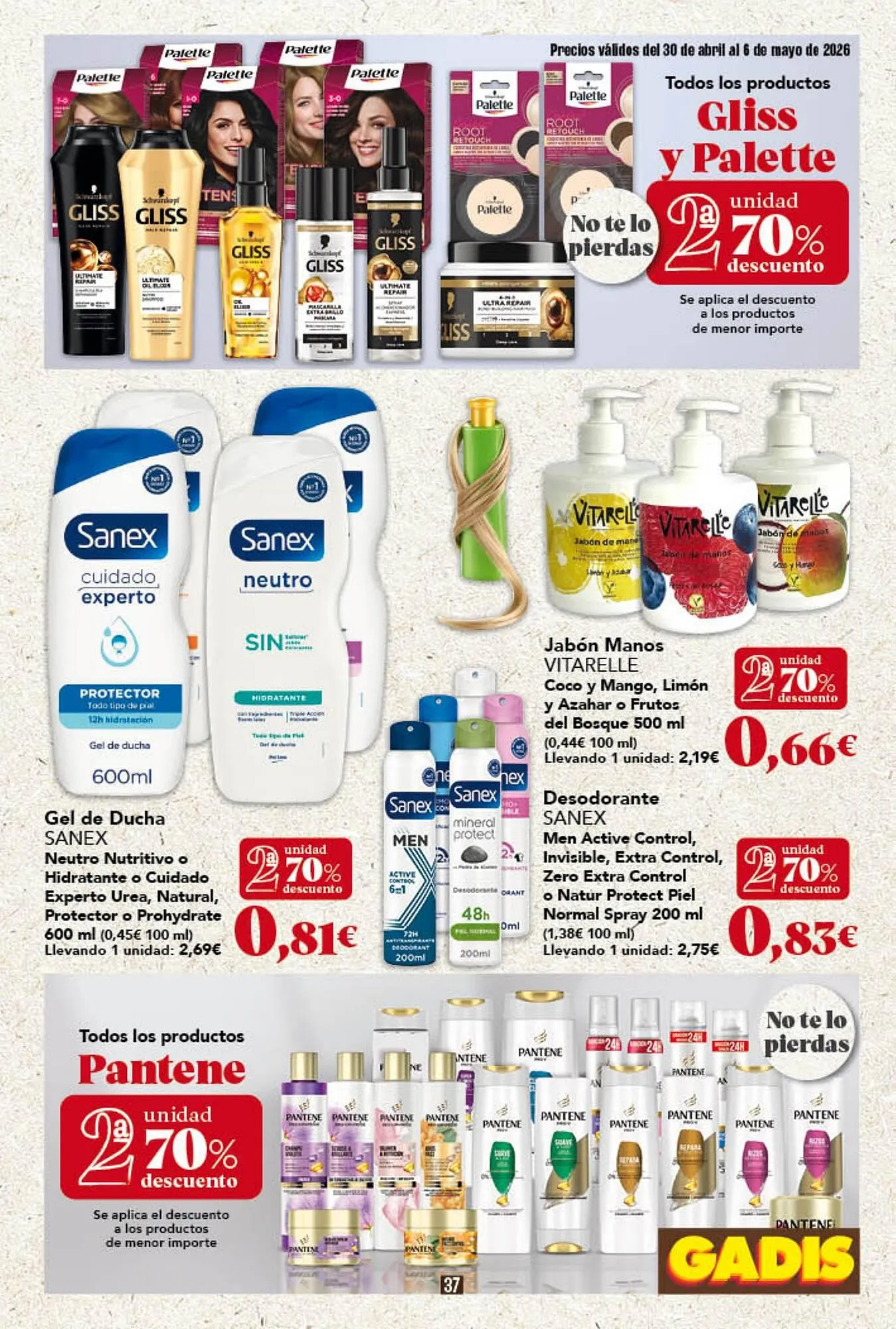 Catálogo de Folleto Gadis 30 de abril al 6 de mayo 2026 - Página 37