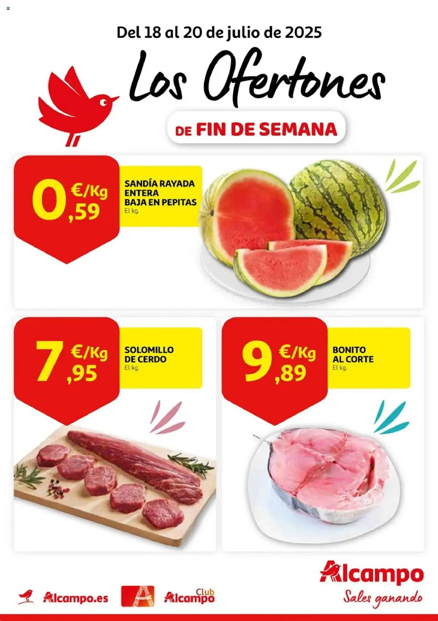 Catálogo de Folleto Alcampo 18 de julio al 20 de julio 2025 - Página 1