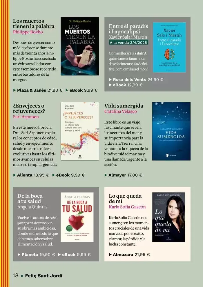 Catálogo de Sant Jordi 2025 8 de abril al 22 de abril 2025 - Página 18