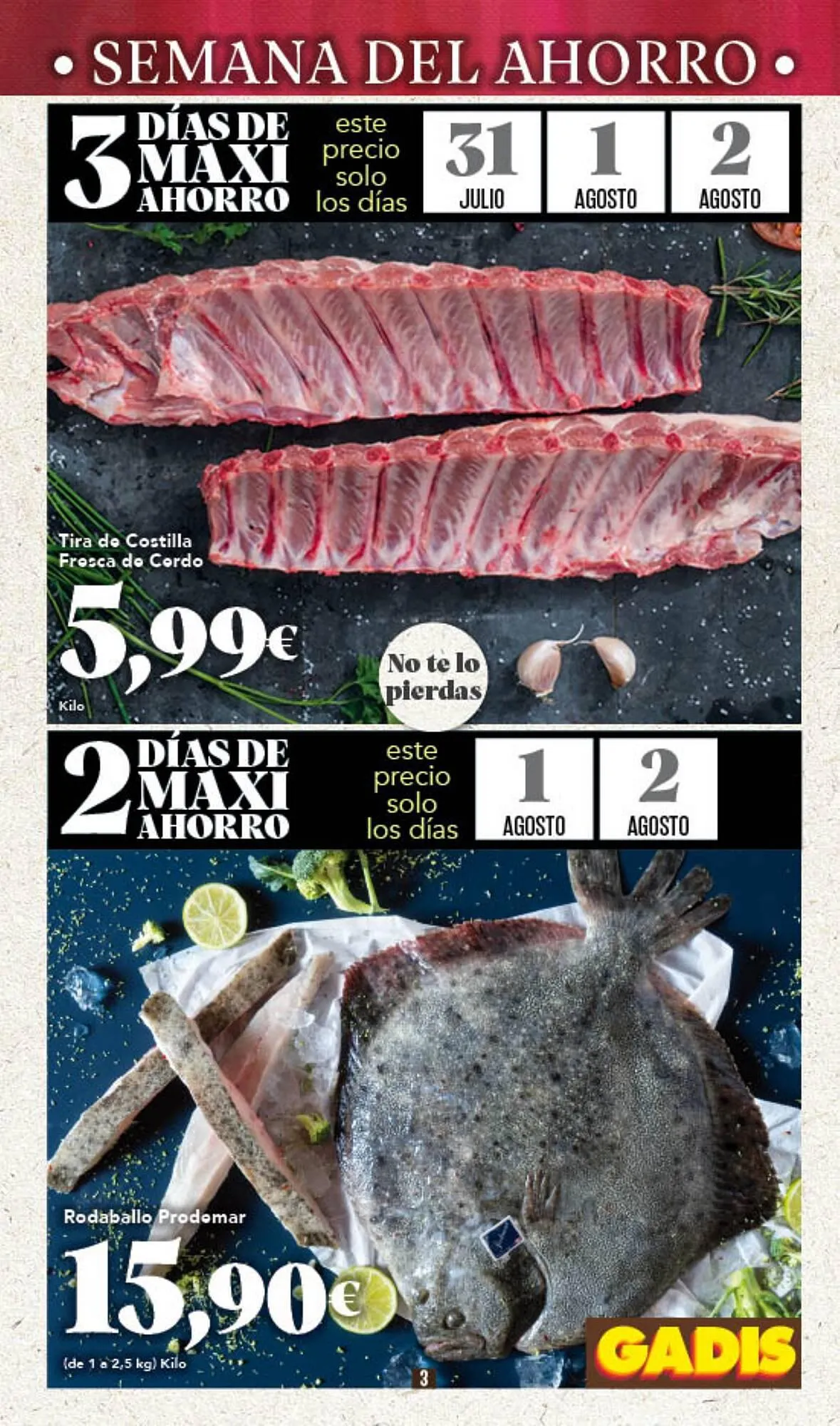 Catálogo de Folleto Gadis 31 de julio al 6 de agosto 2025 - Página 3