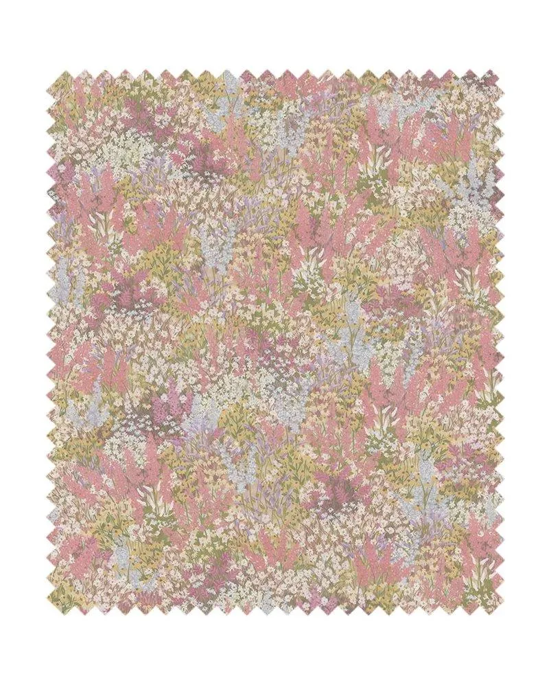 TELAS Petite Fleur Linen Union Peach & Blush F121-1001