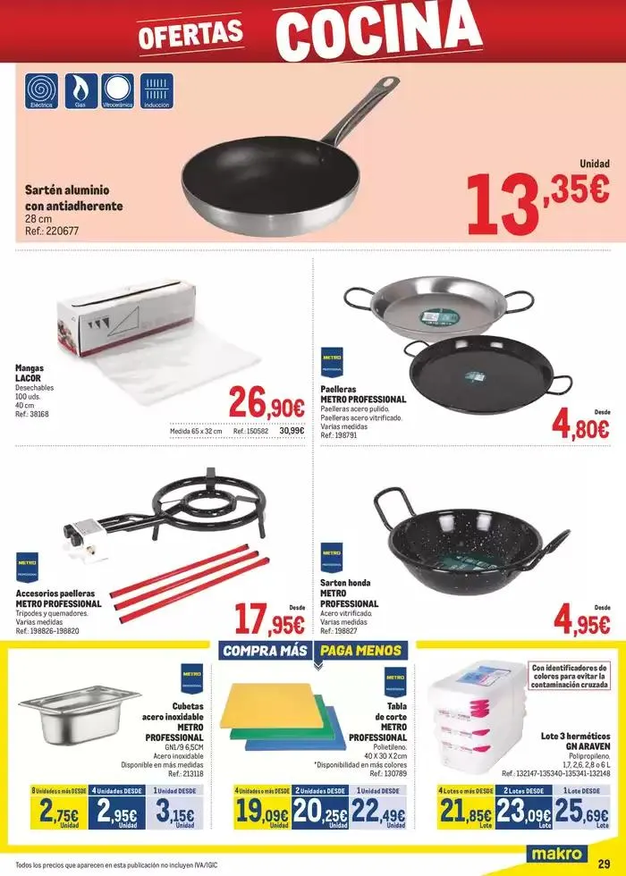 Catálogo de Makro Precios Canarias 8 de abril al 4 de mayo 2025 - Página 29
