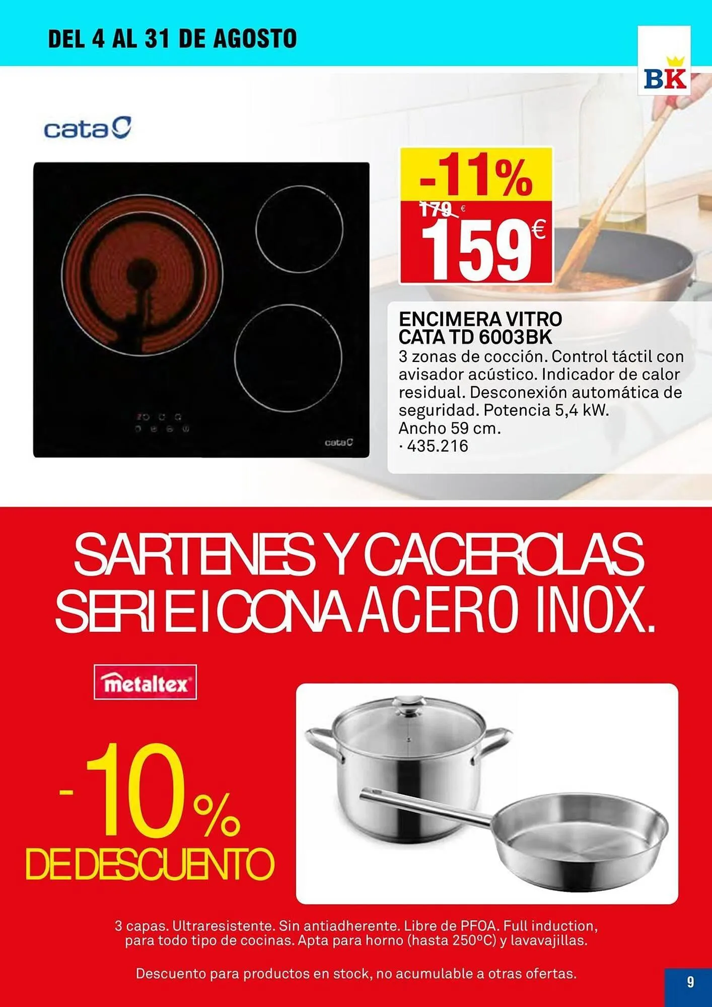 Catálogo de Folleto Bricoking 14 de agosto al 31 de agosto 2025 - Página 9