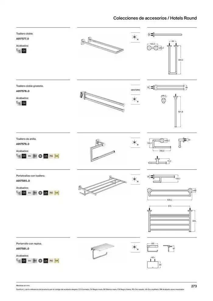 Catálogo de Colecciones de Baño, Muebles y Accesorios 9 de enero al 31 de diciembre 2025 - Página 275