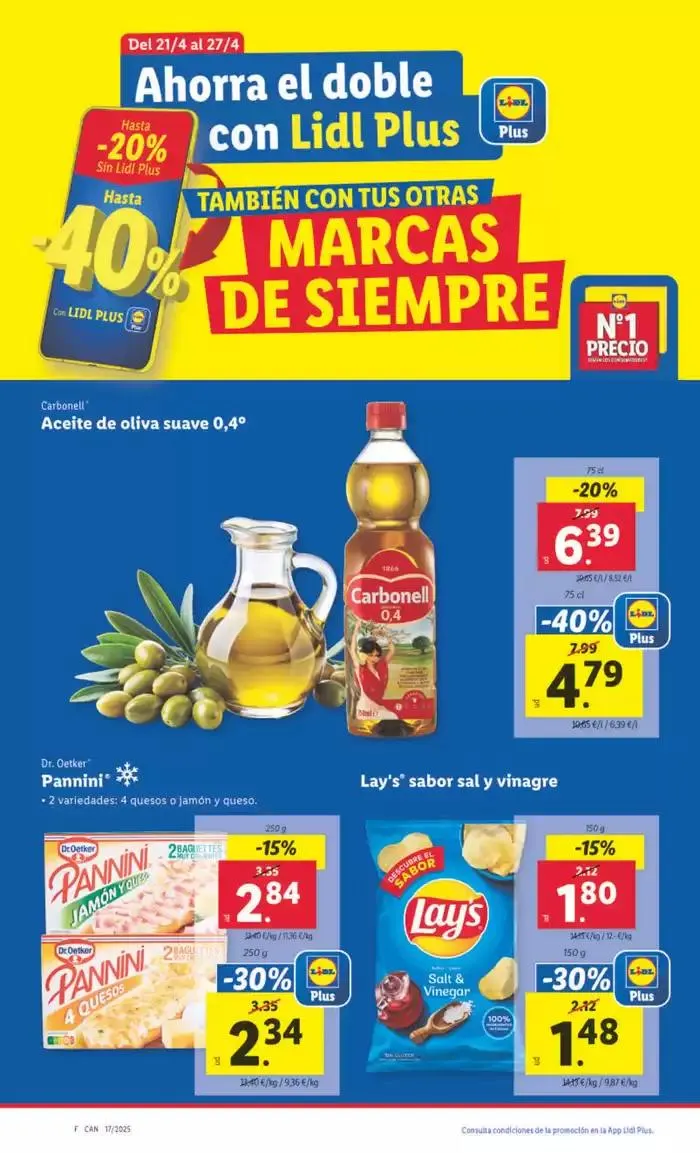 Catálogo de № 1 PRECIO - Ofertas válidas del 21/04 al 27/04 21 de abril al 27 de abril 2025 - Página 12