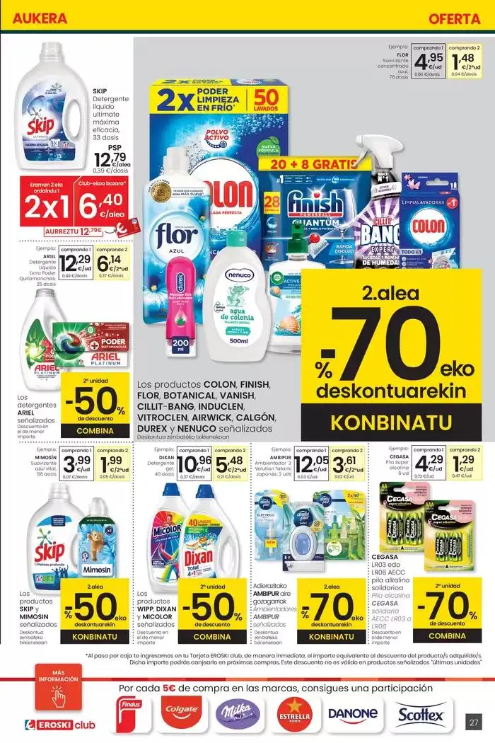 Catálogo de Prezio merkeagoa EROSKI CENTER 13 de marzo al 26 de marzo 2025 - Página 27