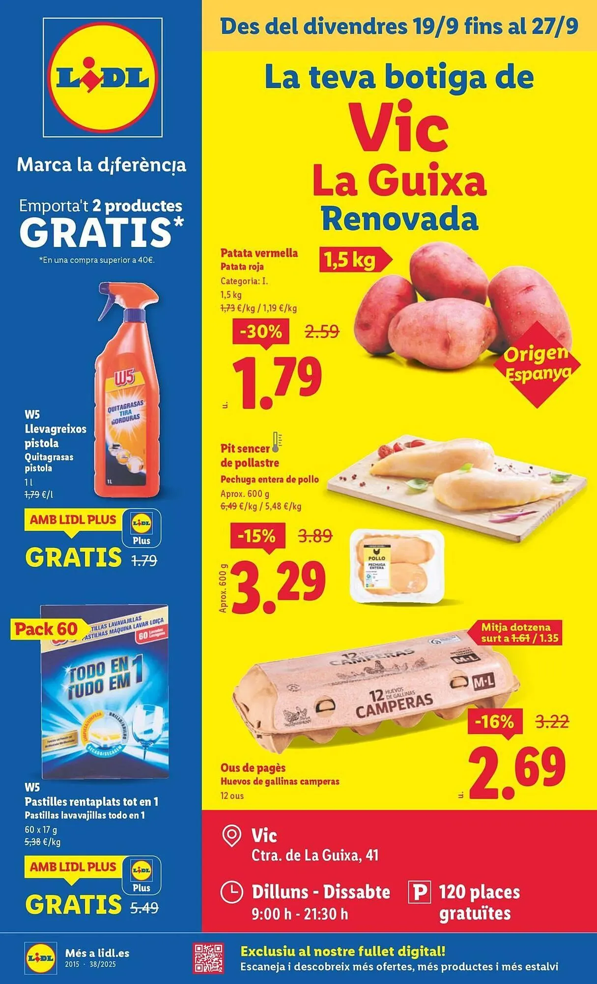 Catálogo de Catálogo Lidl 19 de septiembre al 27 de septiembre 2025 - Página 1