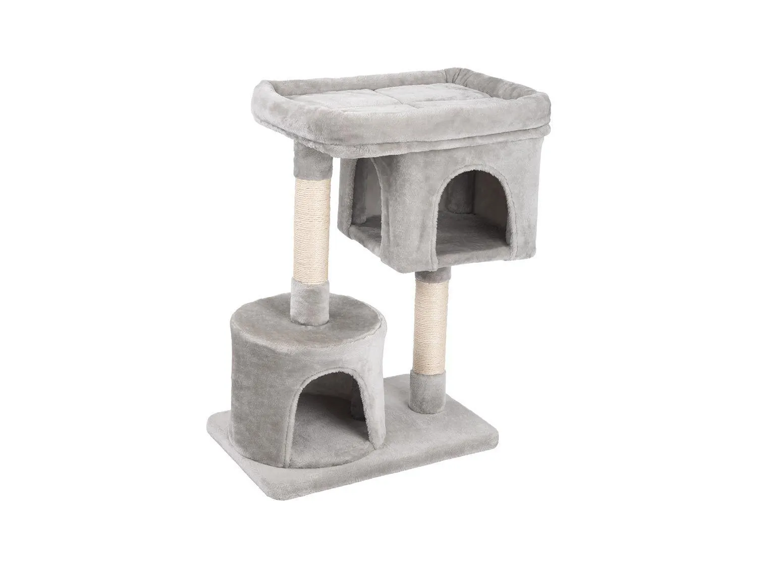 Rascador con cuevas para gatos