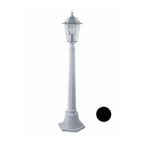 Farol jardin 1 foco e-27 1x60w aluminio blanco orlando simon brico