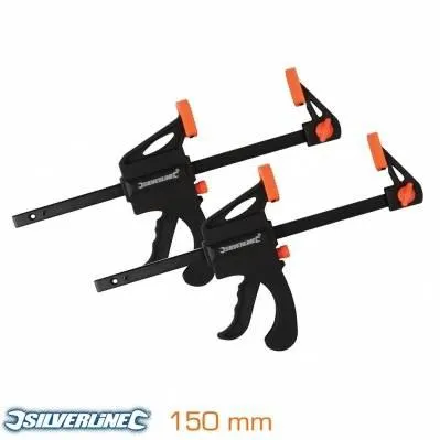 Pack de 2 minisargentos rápidos - 150 mm