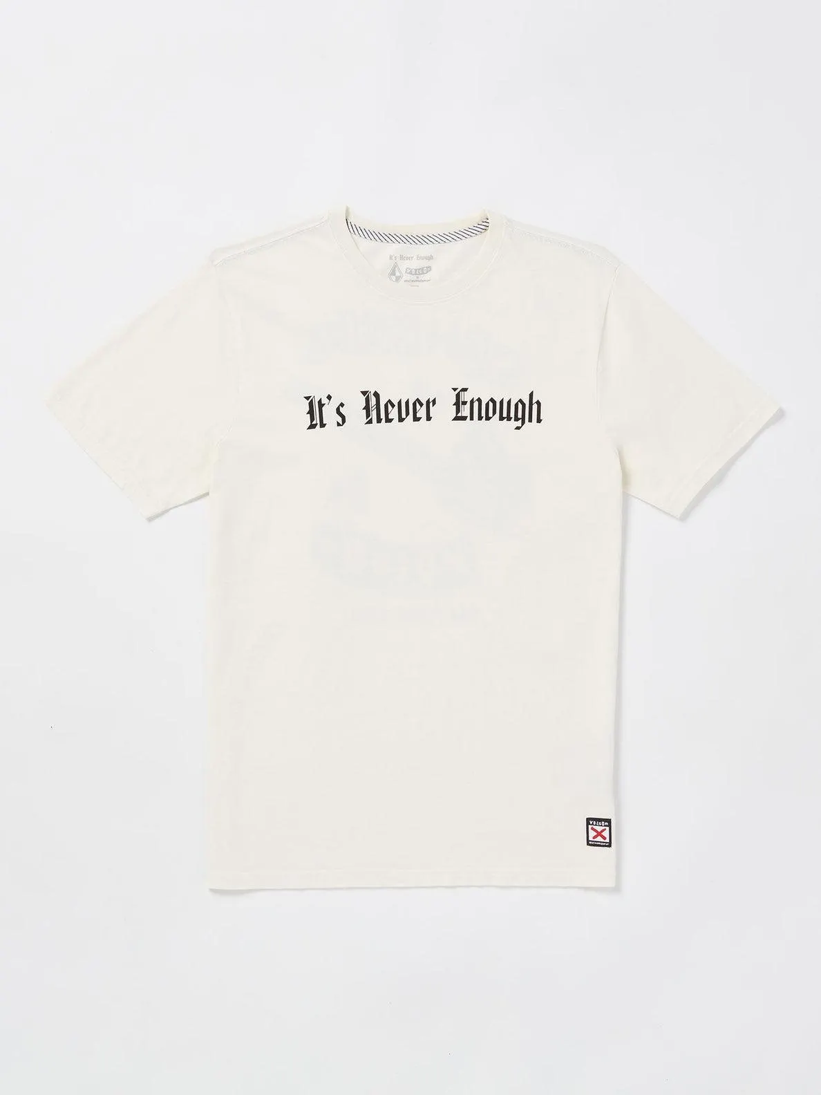 Camiseta Schroff X Volcom Chainshaw - Off White