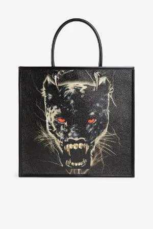 Bolso tote con estampado Panther