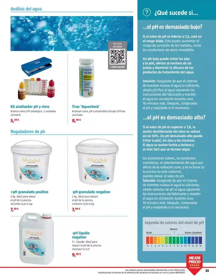 Catálogo de Piscinas, spa, limpieza y Mantenimiento 8 de mayo al 7 de junio 2025 - Página 33